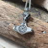 Rabenschädel Thorshammer mit Vegvisir