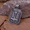 Großer Mjölnir Talisman Anhänger Edelstahl